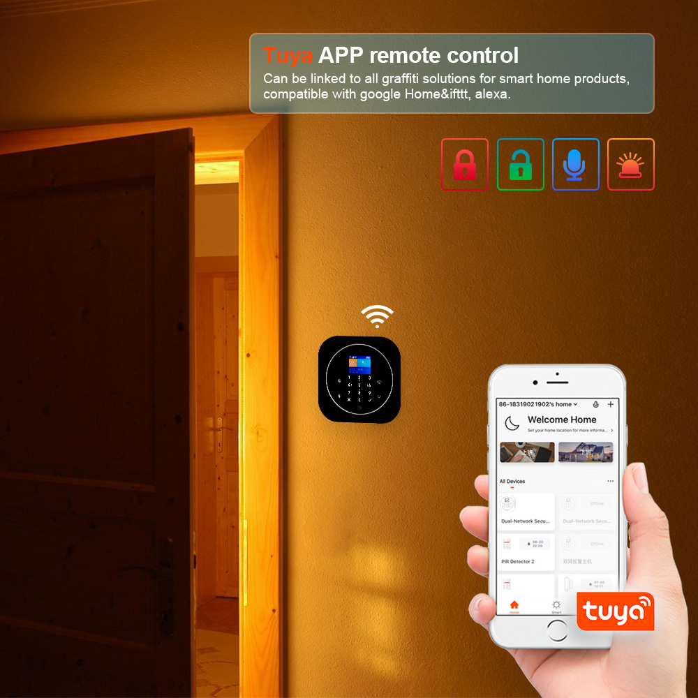 KERUI G12 2G Wifi Wireless Hom - Home Automation System Diy ulasan dan harga