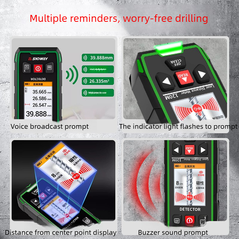 SNDWAY Multifunctional Wall Sc - Water Leak Detector Wired ulasan dan harga