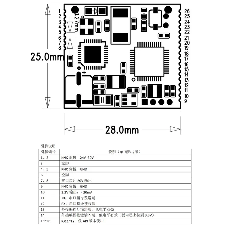 KNX Secondary Development Modu - Home Automation Systems Diy ulasan dan harga