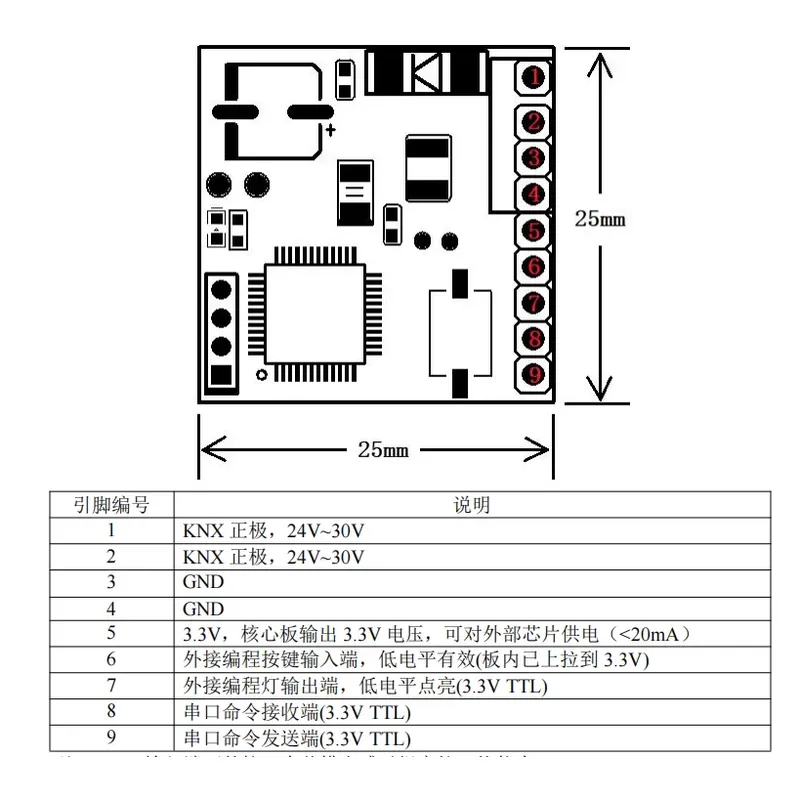 KNX Secondary Development Modu - Home Automation Systems Diy ulasan dan harga