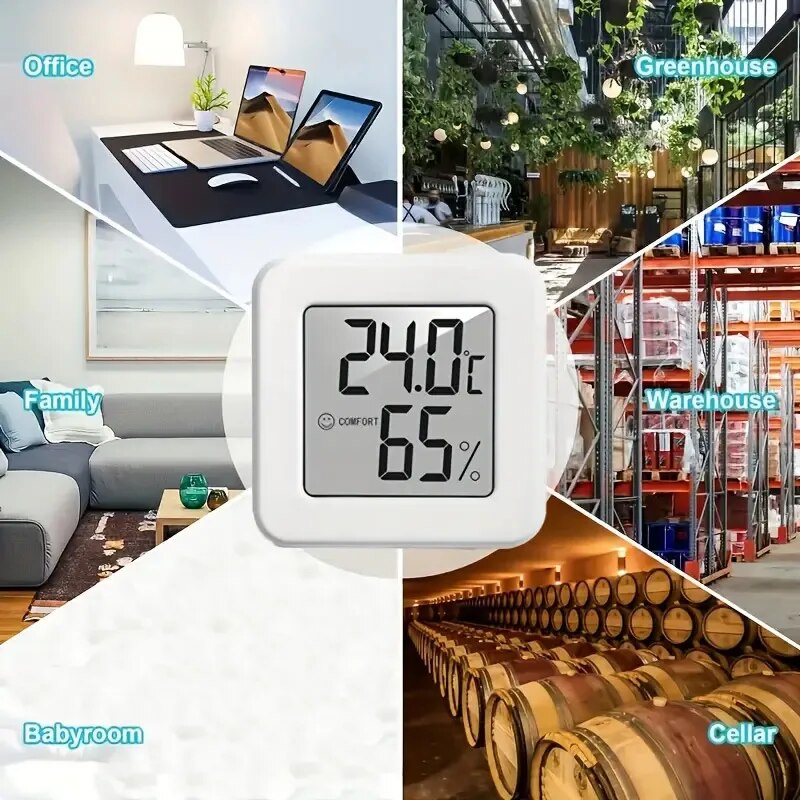 Digital Hygrometer Thermometer - Temperature Humidity Sensor ulasan dan harga