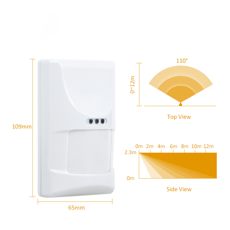 1/3pcs Wired Indoor PIR Microw - Motion Sensor Pir Wired ulasan dan harga