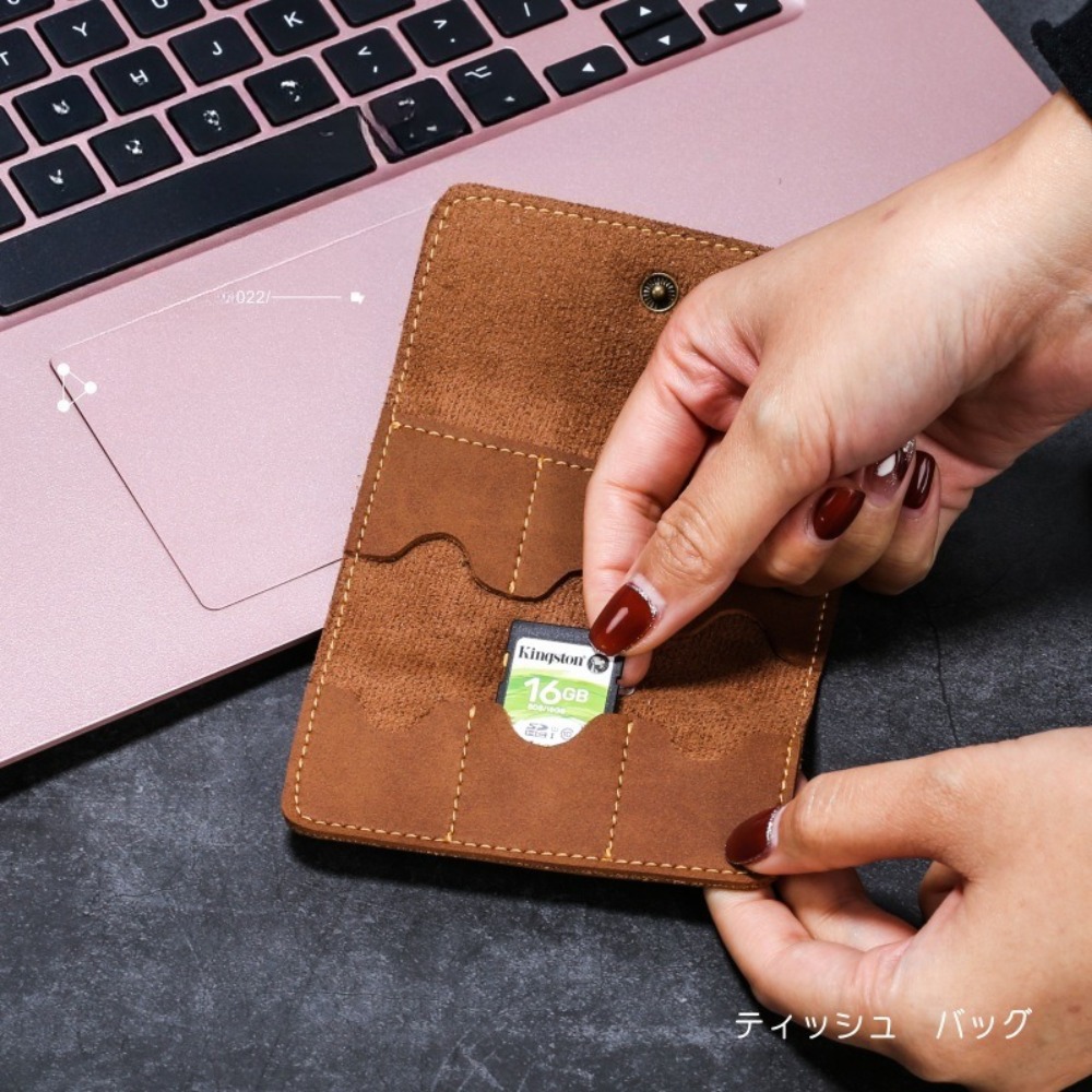 Memory Card Case Pu Leather Mu - Home Assistant Sd ulasan dan harga