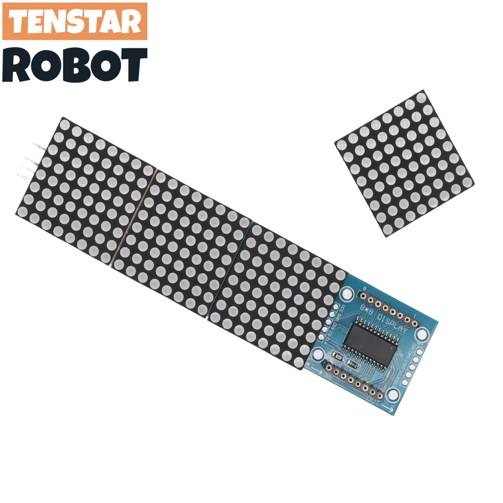 MAX7219 Dot Matrix Module Micr - Rgb Led Matrix 8X8 ulasan dan harga
