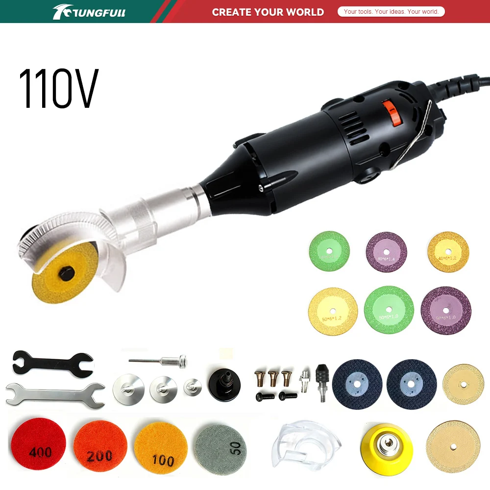 TUNGFULL 110V Mini Angle Grind - Diy Automation ulasan dan harga