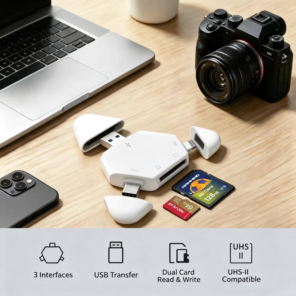 3 In 1 Memory Card Reader With - Home Assistant Sd ulasan dan harga
