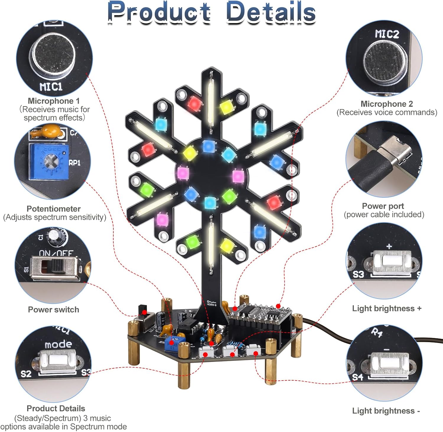 Voice Control Spectrum Light S - Home Automation System Diy ulasan dan harga
