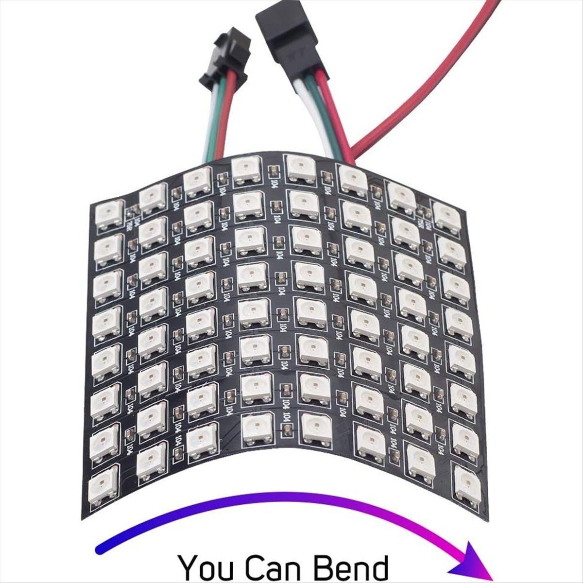 A36R WS2812B Dot Matrix Screen - Rgb Led Matrix 8X8 ulasan dan harga