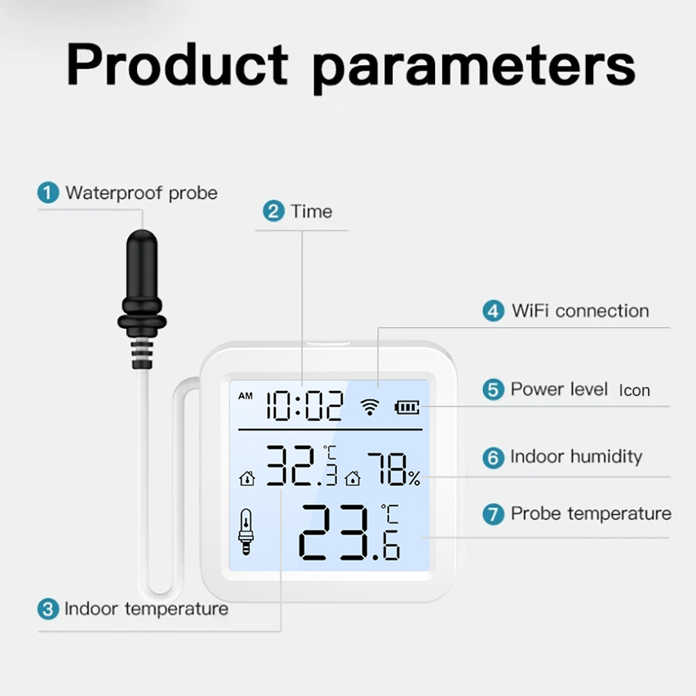 WiFi Humidity Temperature Sens - Temperature Humidity Sensor ulasan dan harga