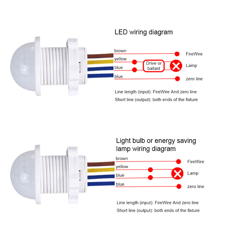 Time Delay PIR Infrared Body M - Motion Sensor Pir Wired ulasan dan harga